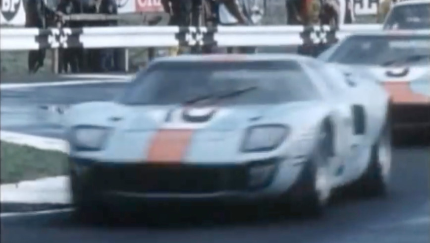 1968 Gulf GT40 at Le Mans