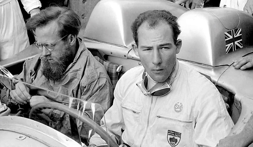 Stirling Moss and Denis Jenkinson